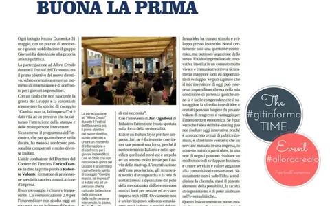 Giovani Imprenditori del Terziario, buona la prima