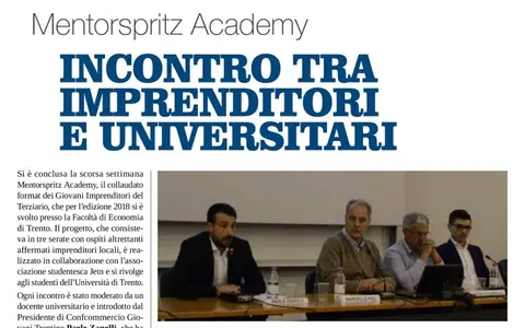 Mentorspritz Academy: Incontro tra imprenditori ed universitari
