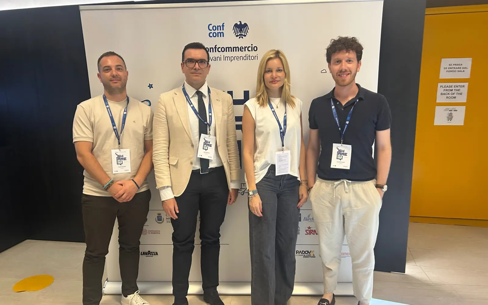 La delegazione trentina dei Giovani Imprenditori a ShareIt 2026 a Padova